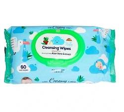 بی بی لند دستمال مرطوب کودک حساس الوئه ورا 60 برگی